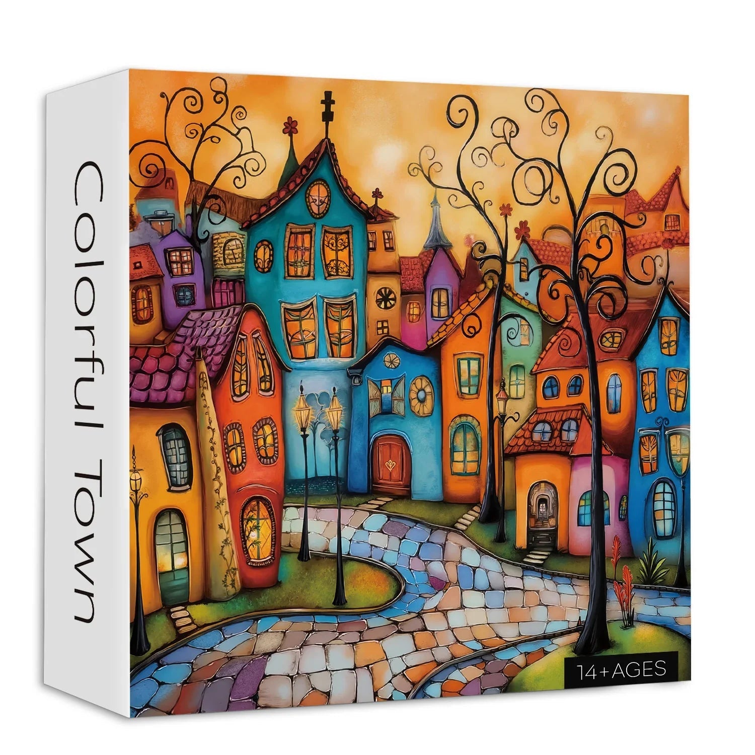Puzzle città colorate puzzle 1000 pezzi