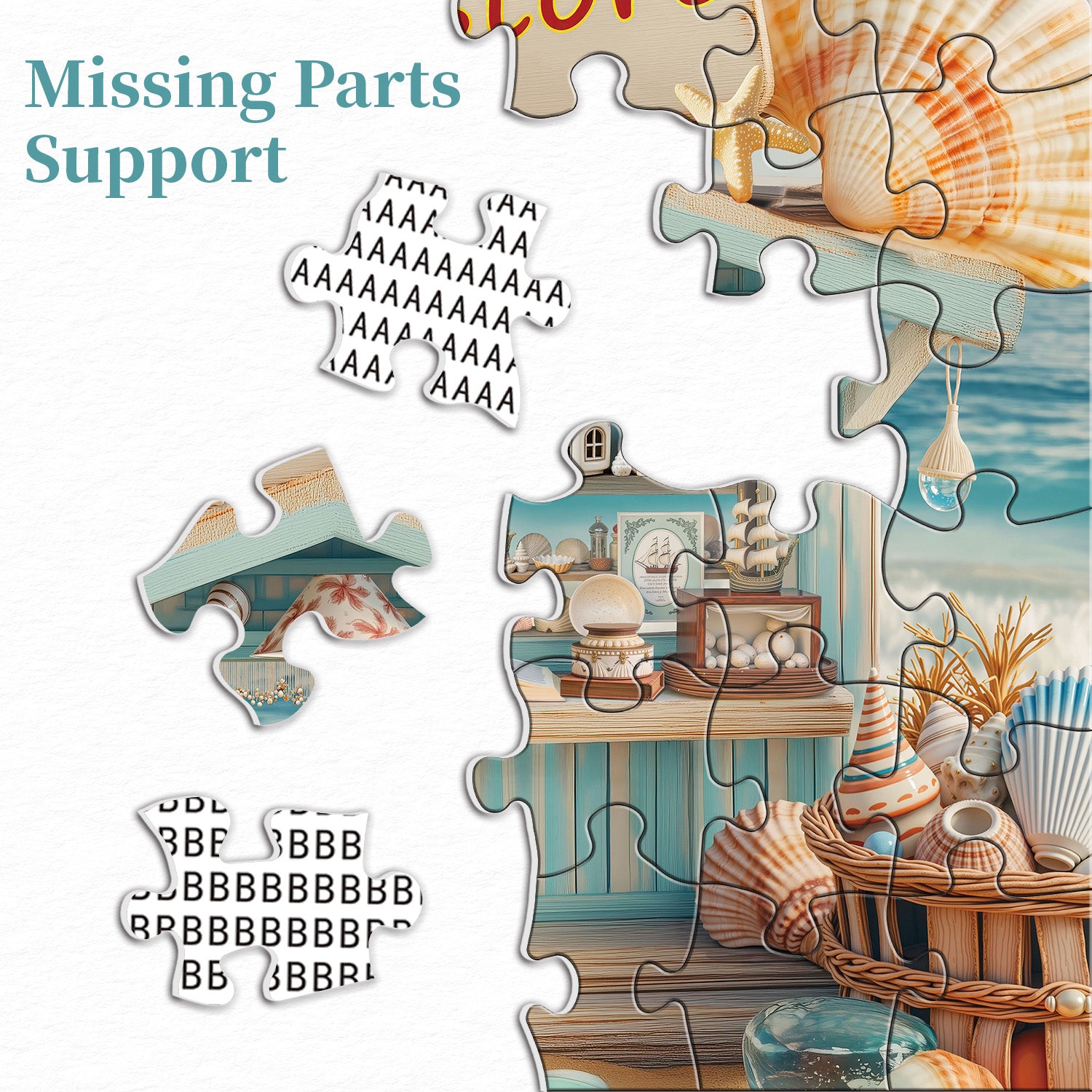 Seaside Shell Shop puzzle puzzle 1000 pezzi