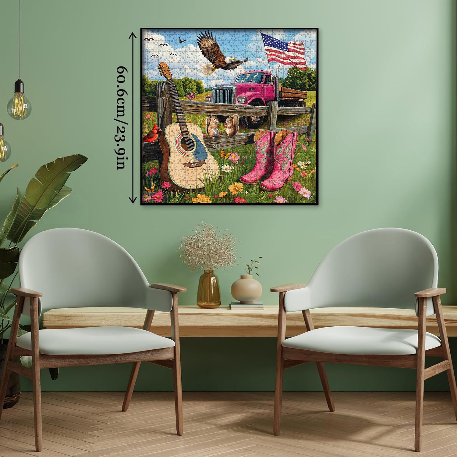 Pezzi di puzzle melodia di campagna 1000 pezzi