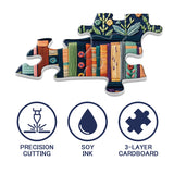 Biblioteca ricamata puzzle puzzle 1000 pezzi