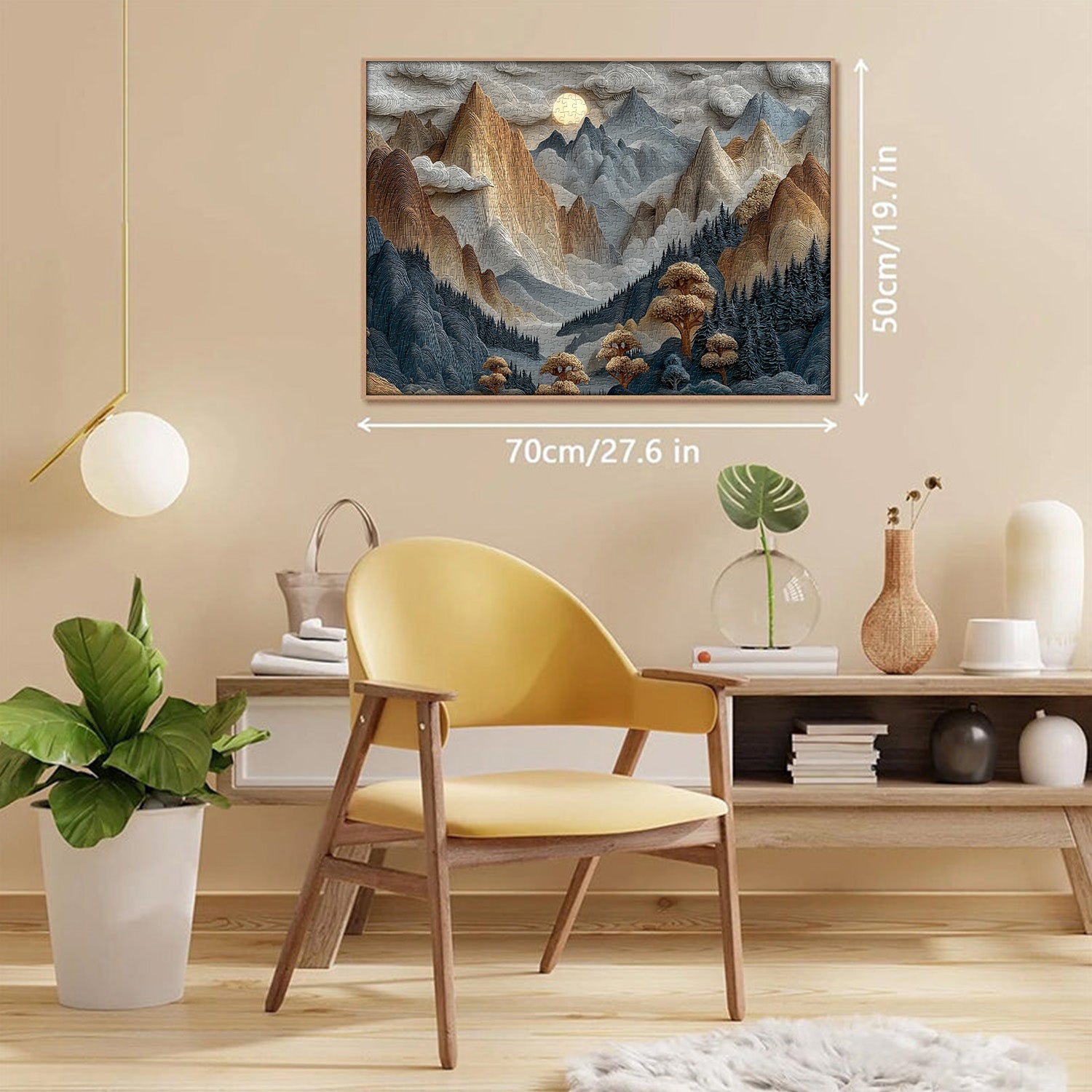 Ethereal Mountains Jigsaw Puzzle 1000 Pieces