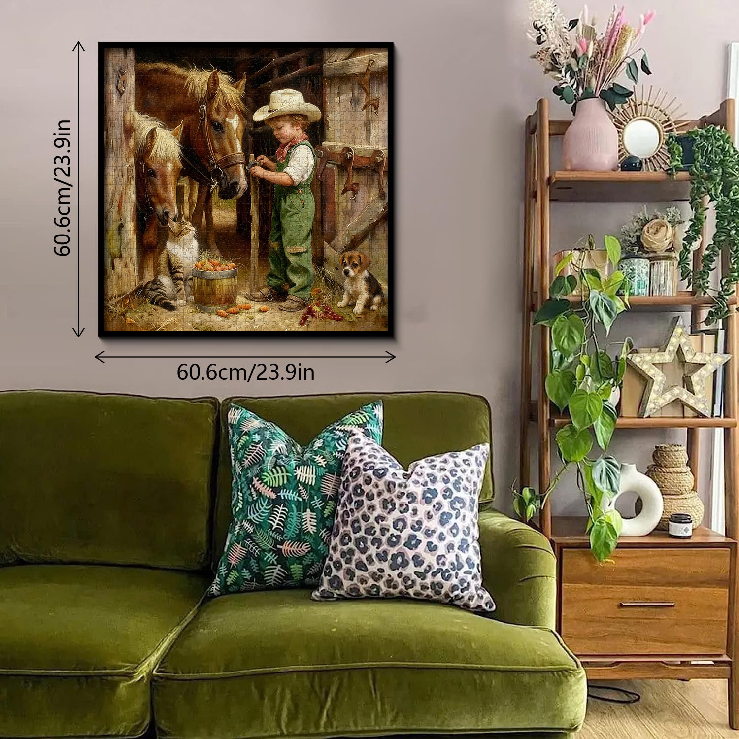 Puzzle Enfantin Pâturage Vie 1000 Pièces