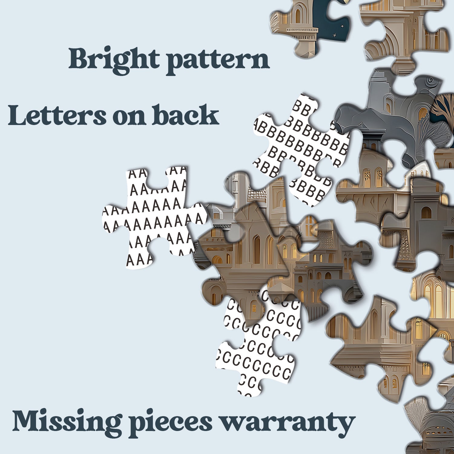 Paper City Art Puzzle 1000 Stücke
