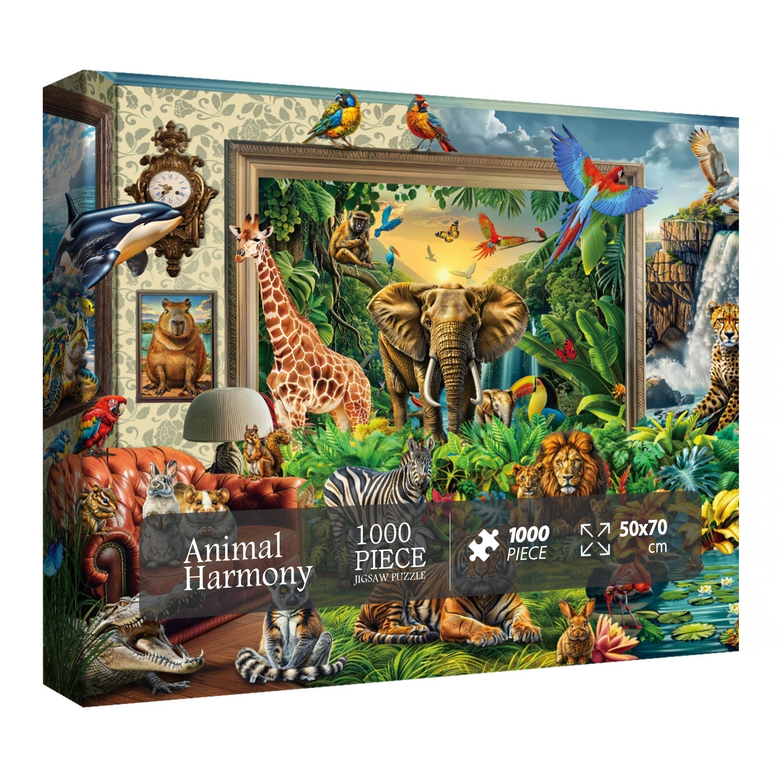 Animal Harmony puzzle puzzle 1000 pezzi