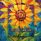 Rompecabezas de girasol de mosaico 1000 piezas