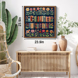 Biblioteca ricamata puzzle puzzle 1000 pezzi