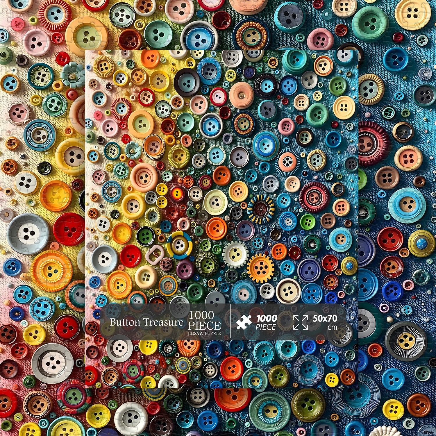 Button Treasure Puzzle Puzzle 1000 pièces