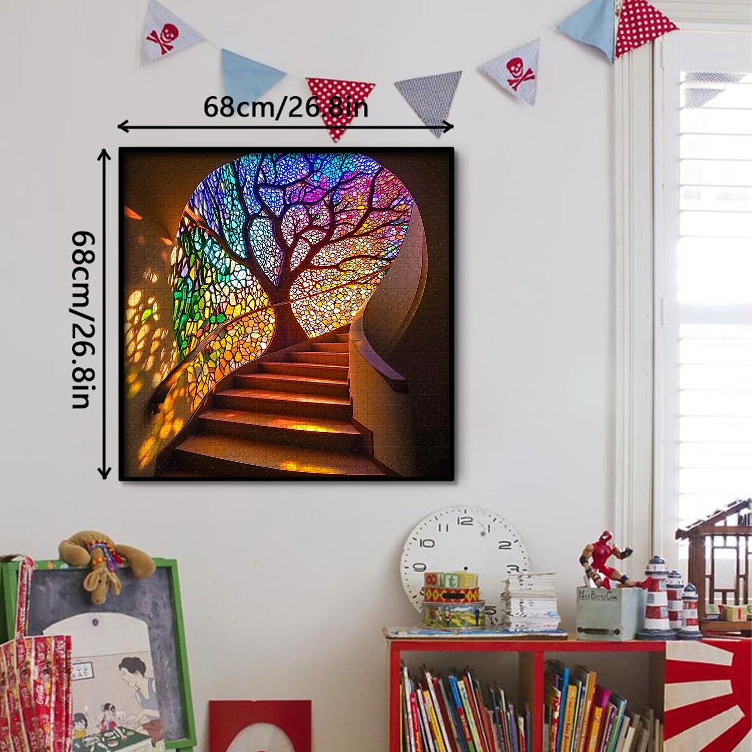 Passi di alberi leggeri puzzle puzzle 1000 pezzi