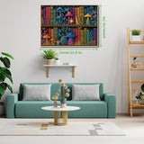 Puzzle Bibliothèque de champignons enchantés 1000 pièces