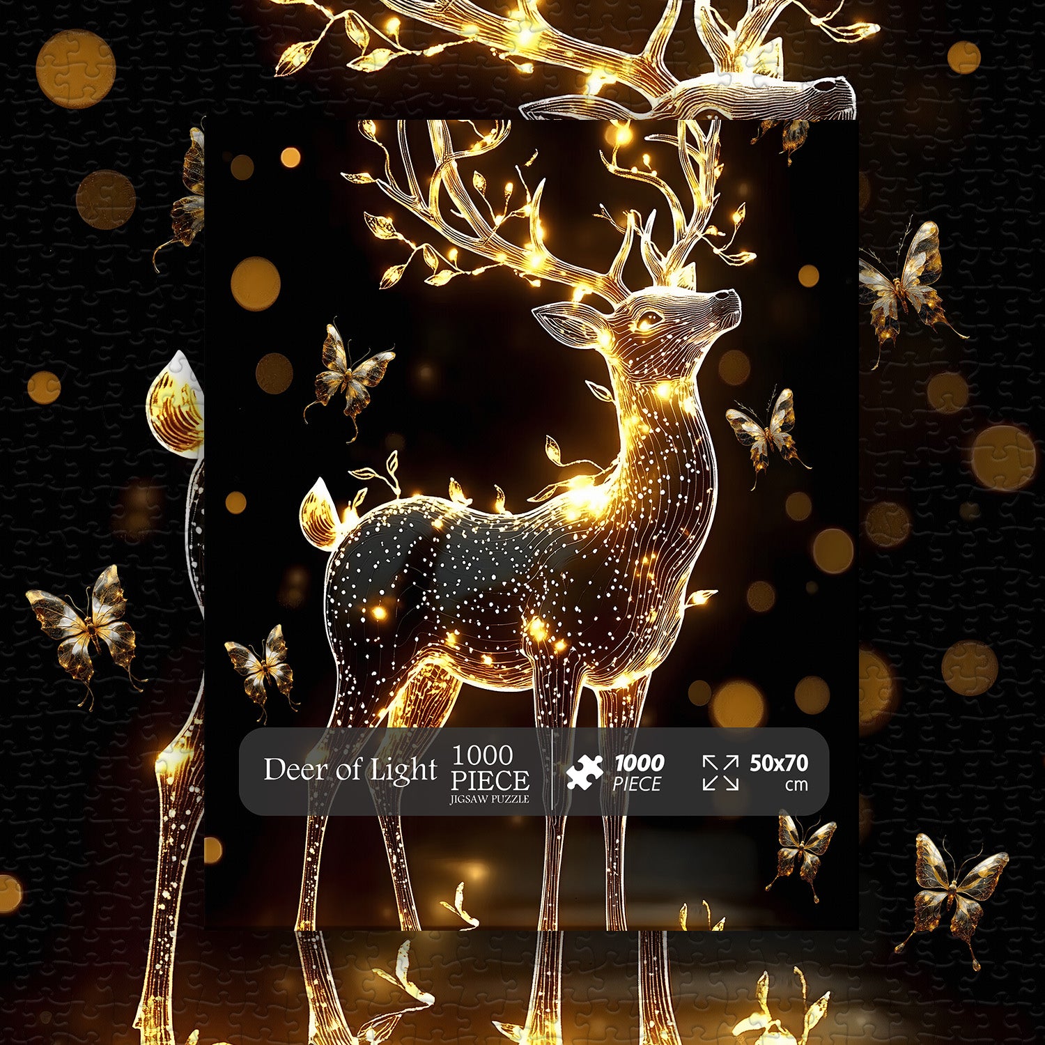 Deer of Light puzzle puzzle 1000 pezzi