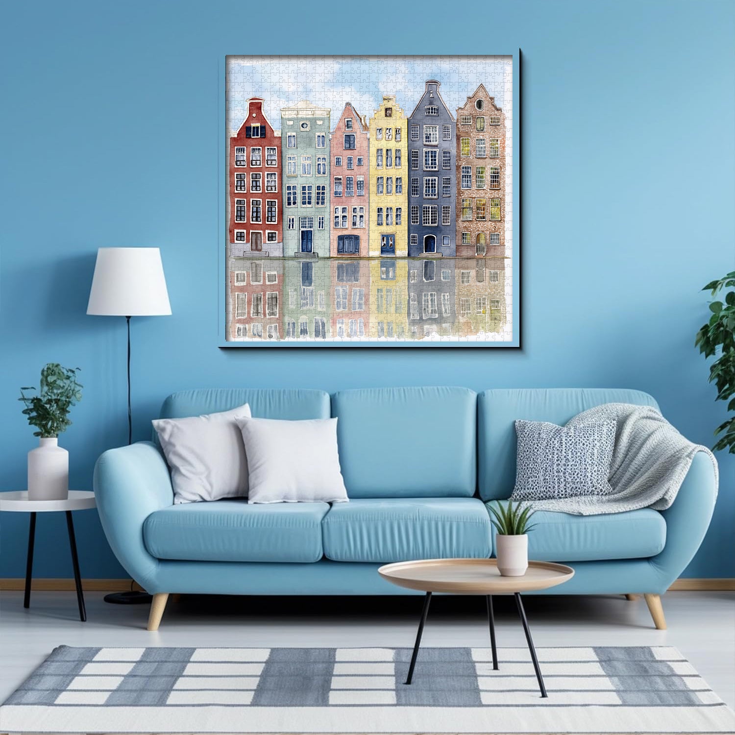 Houses de canal puzzle 1000 pièces