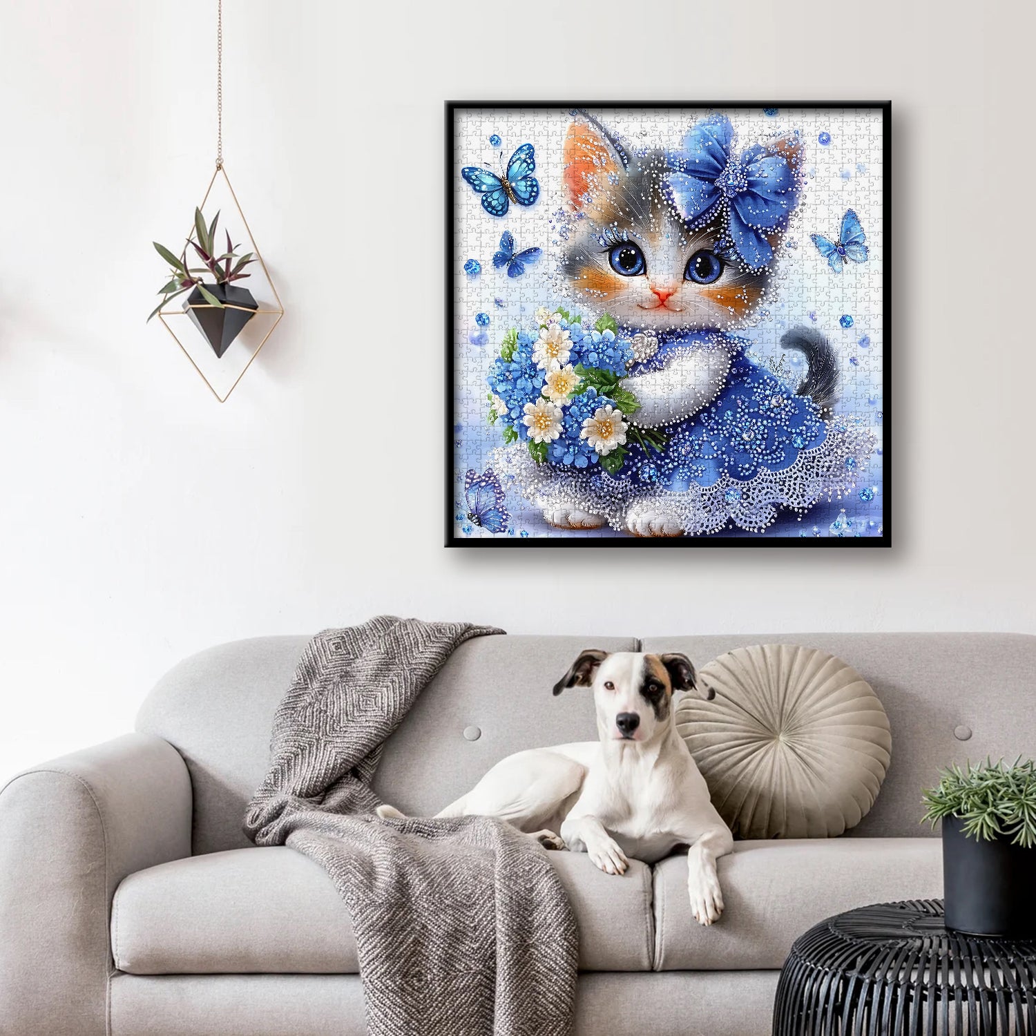 Puzzle del gattino zaffiro da 1000 pezzi