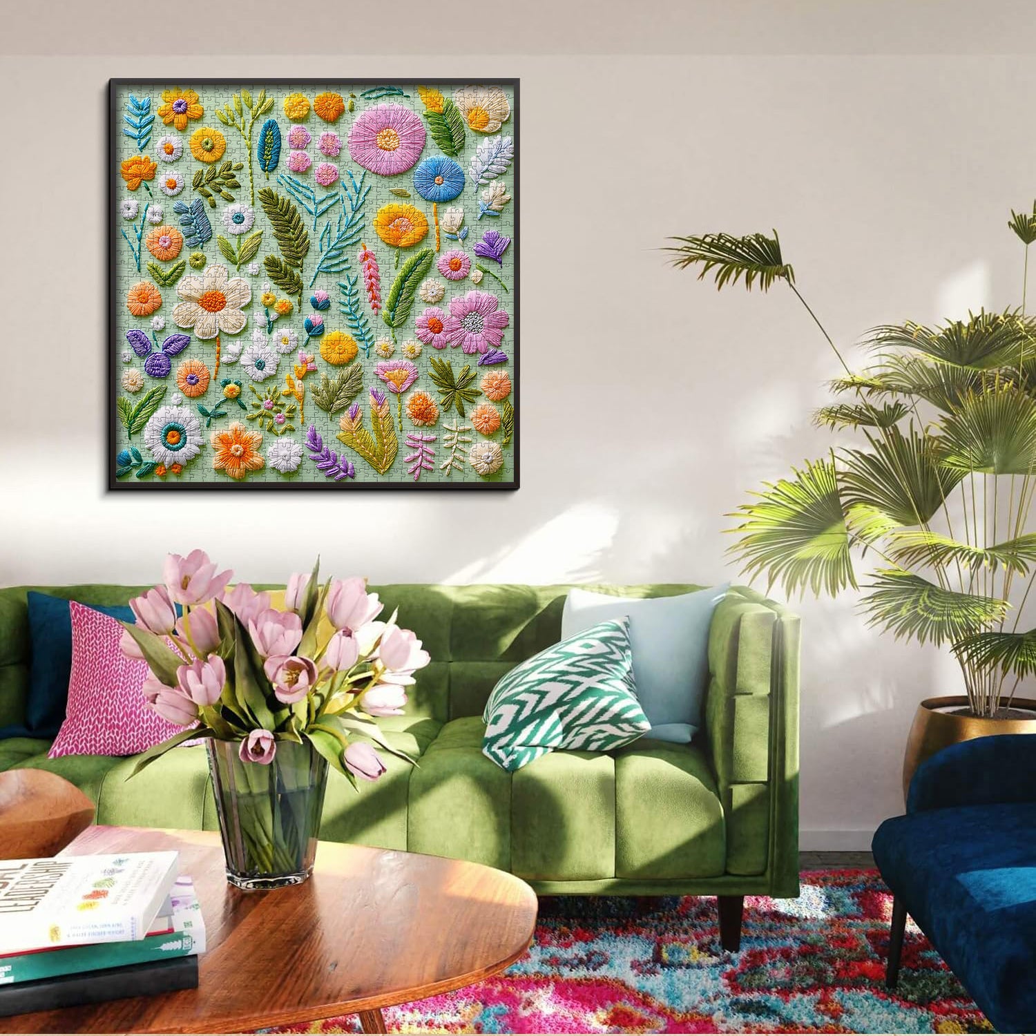 Punti floreali puzzle puzzle 1000 pezzi