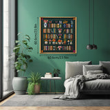 Puzzle da giardino con mensola, 1000 pezzi