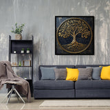 Goldener Baum des Lebens Jigsaw Puzzle 1000 Stücke