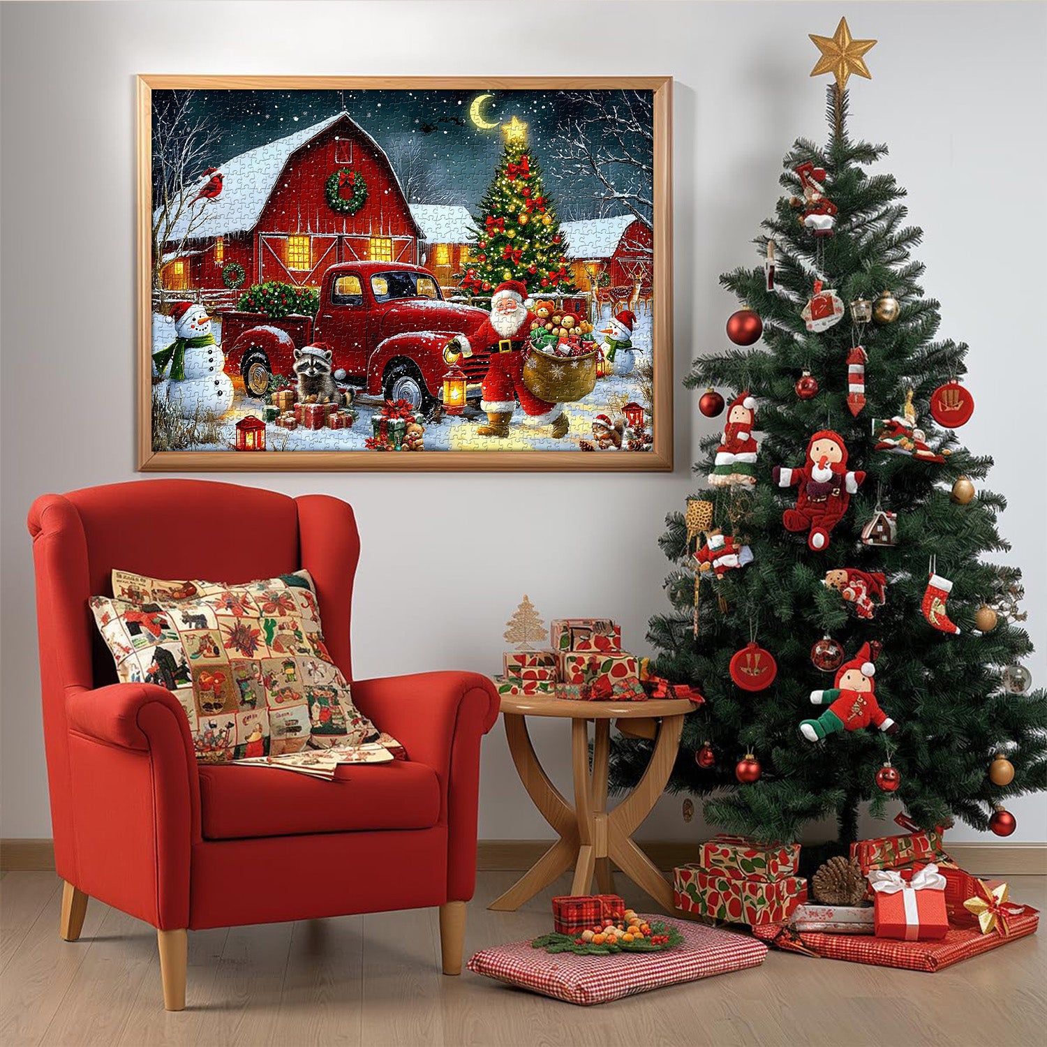 Buon natale notturno puzzle puzzle 1000 pezzi