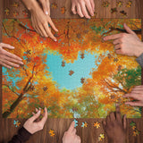 Pun puzzle 1000 pezzi di heartleaf autunno