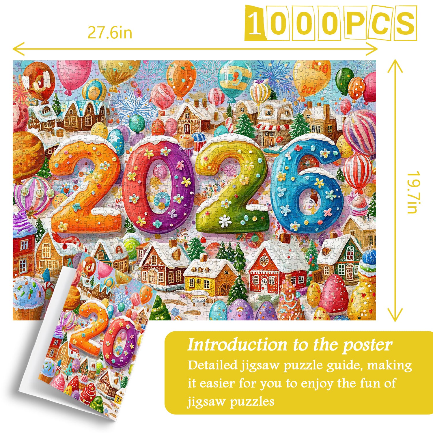 Sweet 2026 Puzzle de puzzle 1000 pièces