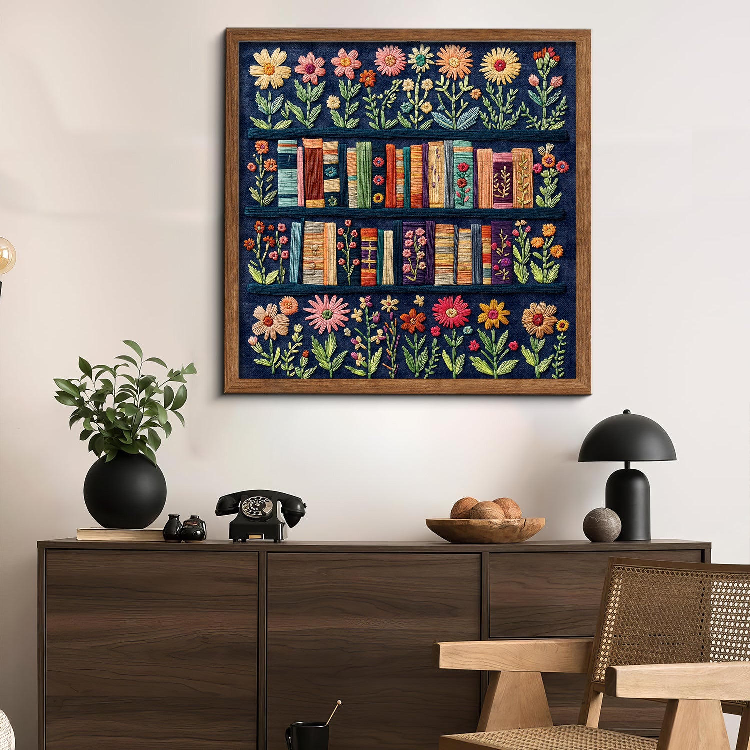 Biblioteca ricamata puzzle puzzle 1000 pezzi