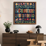 Biblioteca ricamata puzzle puzzle 1000 pezzi