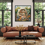 Puzzle da puzzle di tè gnome 1000 pezzi