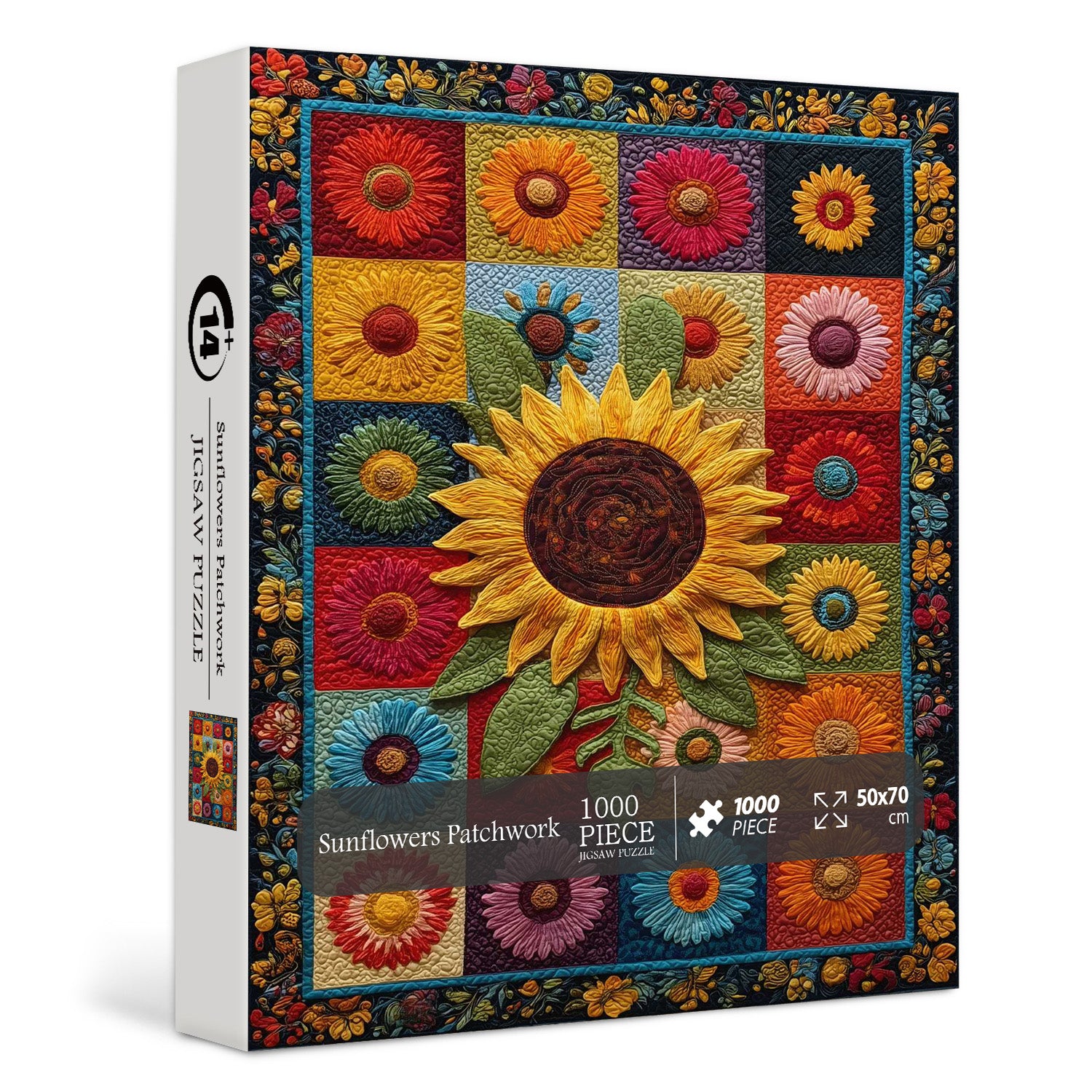Sunflowers Patchwork Jigsaw Puzzle 1000 Stücke