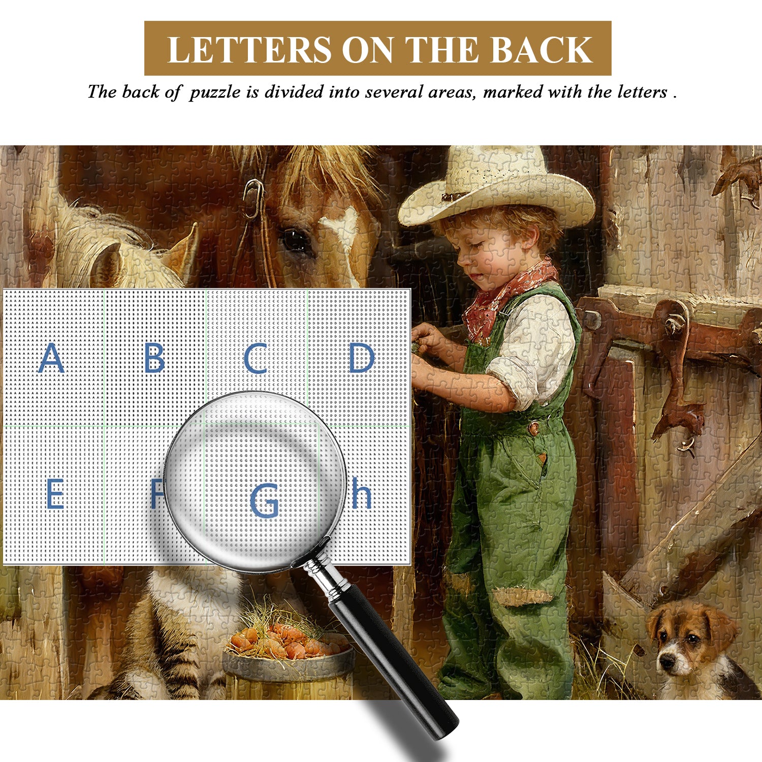 Puzzle Enfantin Pâturage Vie 1000 Pièces