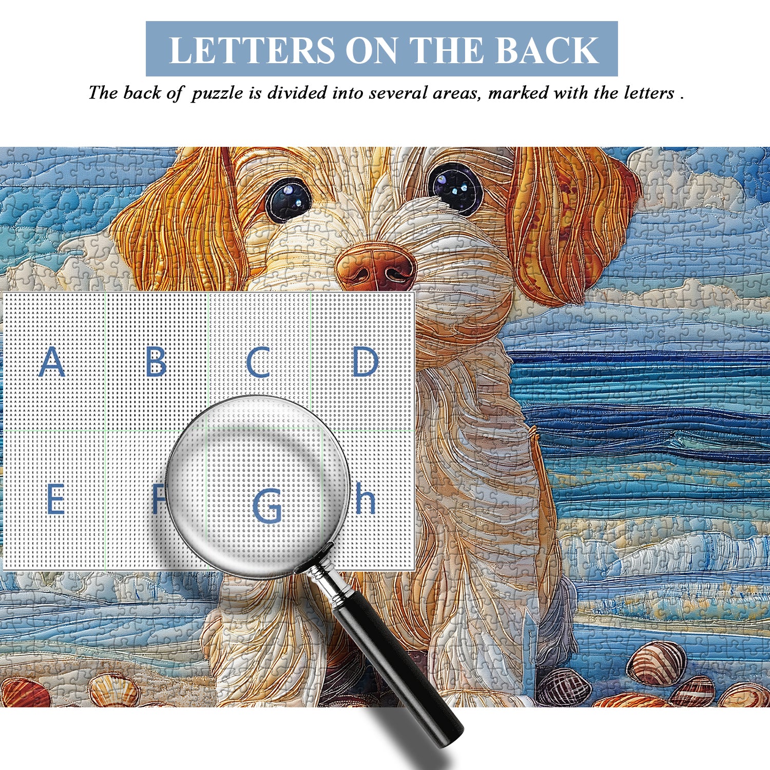 Pun puzzle 1000 pezzi da puzzle cucciolo in tessuto 1000 pezzi