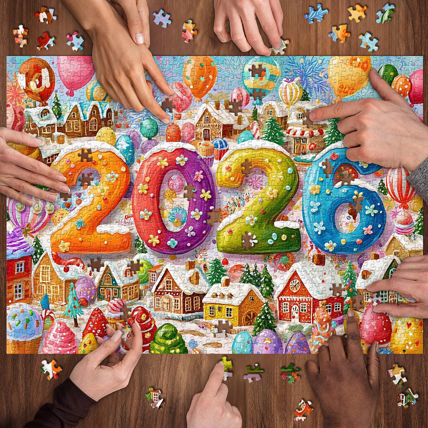 Sweet 2026 Puzzle de puzzle 1000 pièces