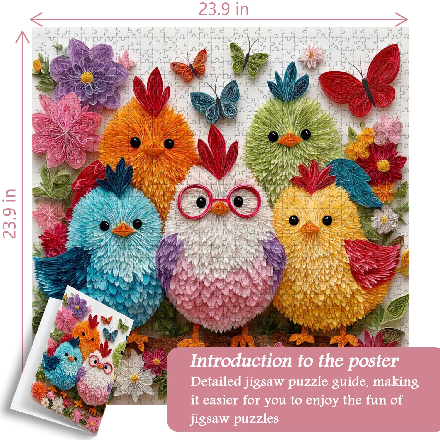 Blossom Chicks puzzle puzzle 1000 pezzi