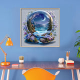 Puzzle con sfera di cristallo Sea Moon, 1000 pezzi