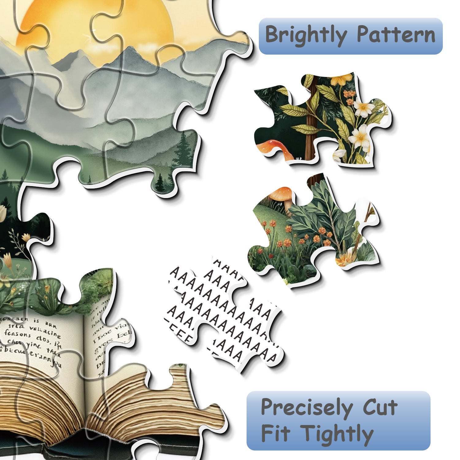 Pages fantaisistes puzzle 1000 pièces