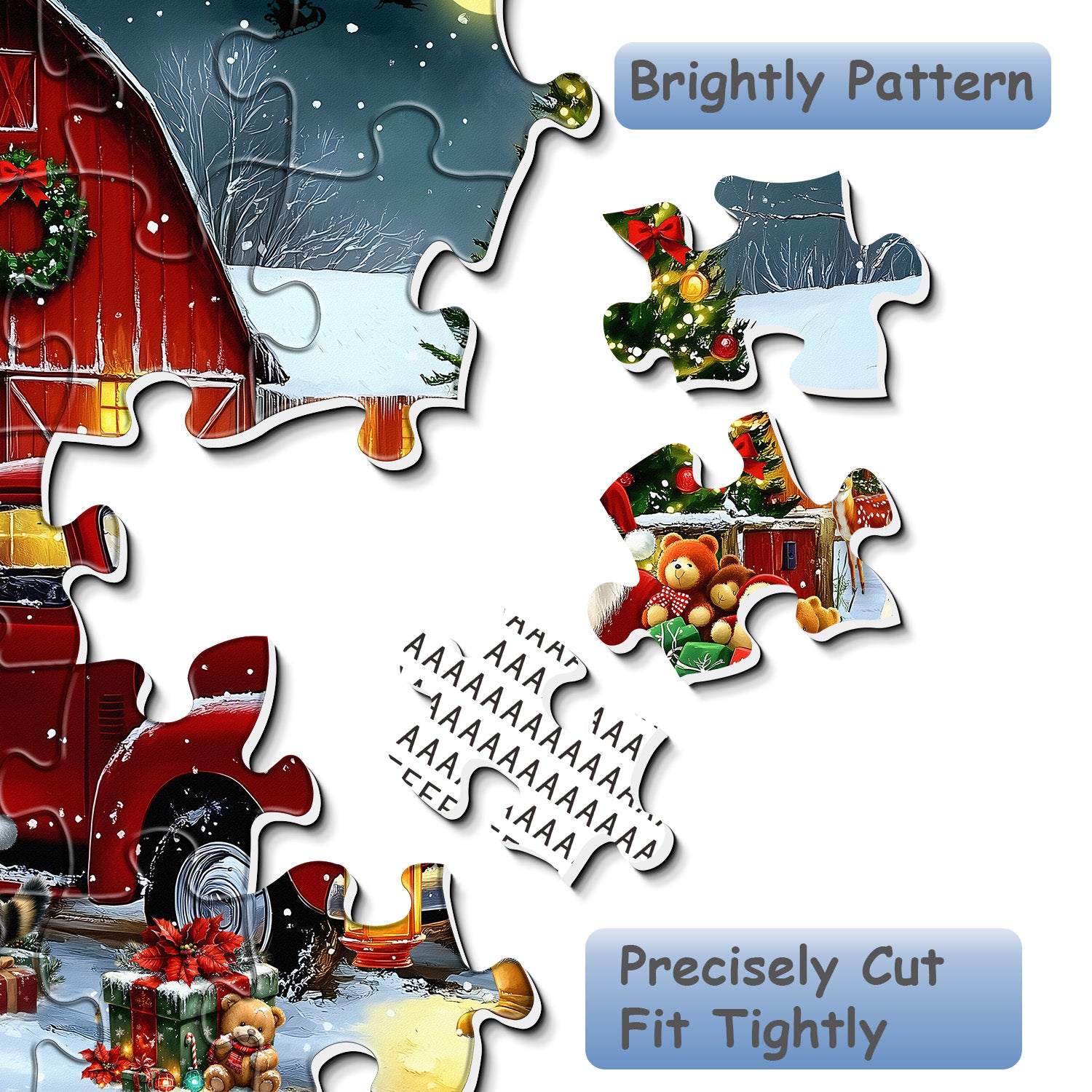 Buon natale notturno puzzle puzzle 1000 pezzi