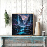Violet Cascade Jigsaw Puzzle 1000 Pieces