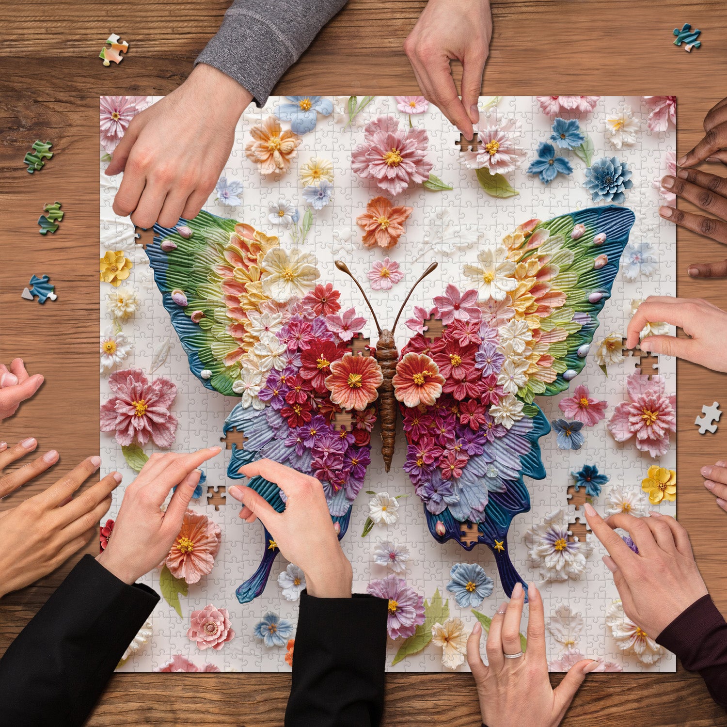 Faience Flutter Jigsaw Puzzle 1000 Pieces