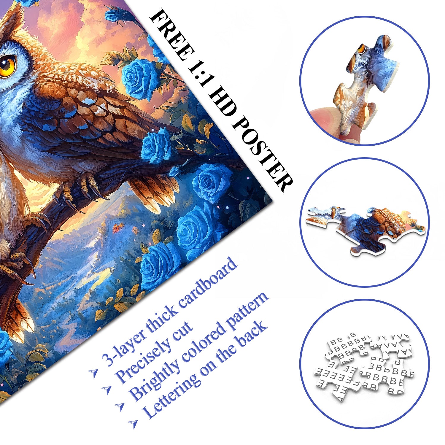 MOULTLIT OWIS Jigsaw Puzzle 1000 pezzi
