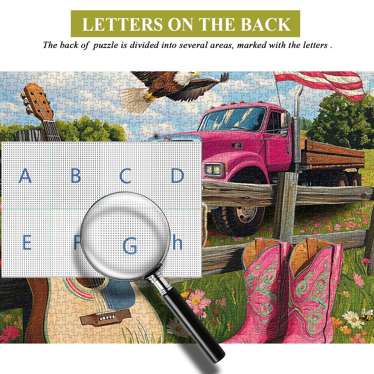 Pezzi di puzzle melodia di campagna 1000 pezzi