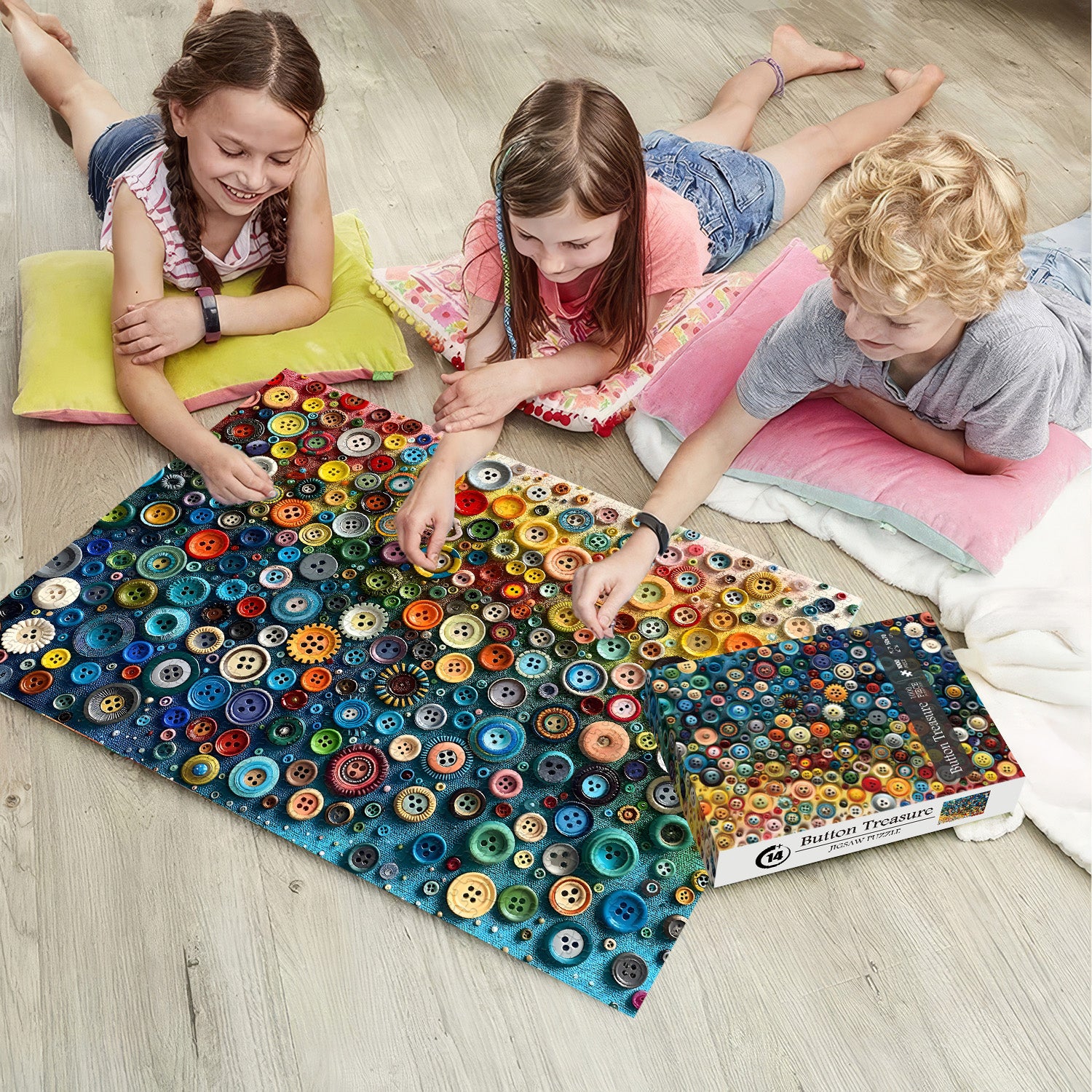 Button Treasure Puzzle Puzzle 1000 pièces