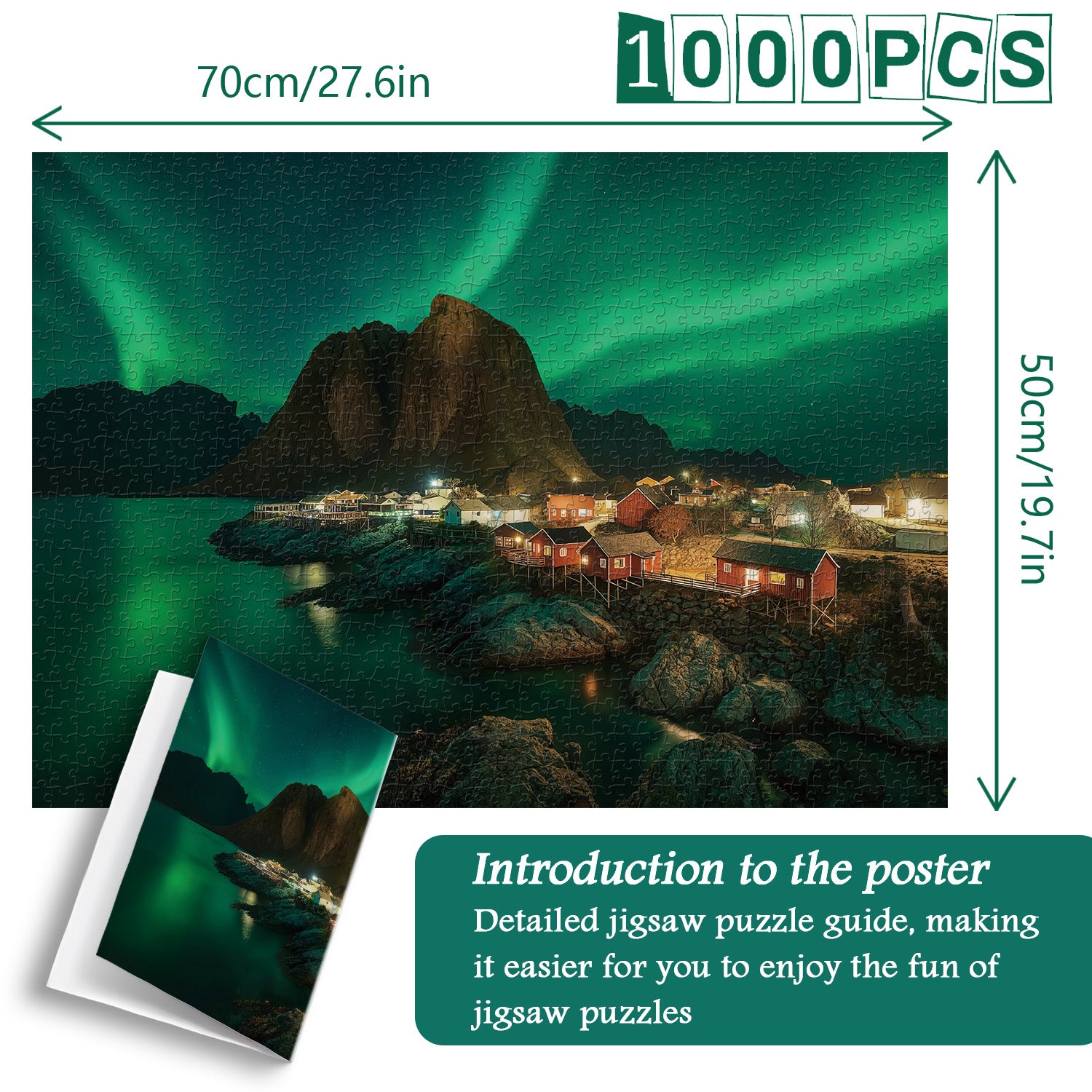 Silent Aurora Jigsaw Puzzle 1000 pezzi
