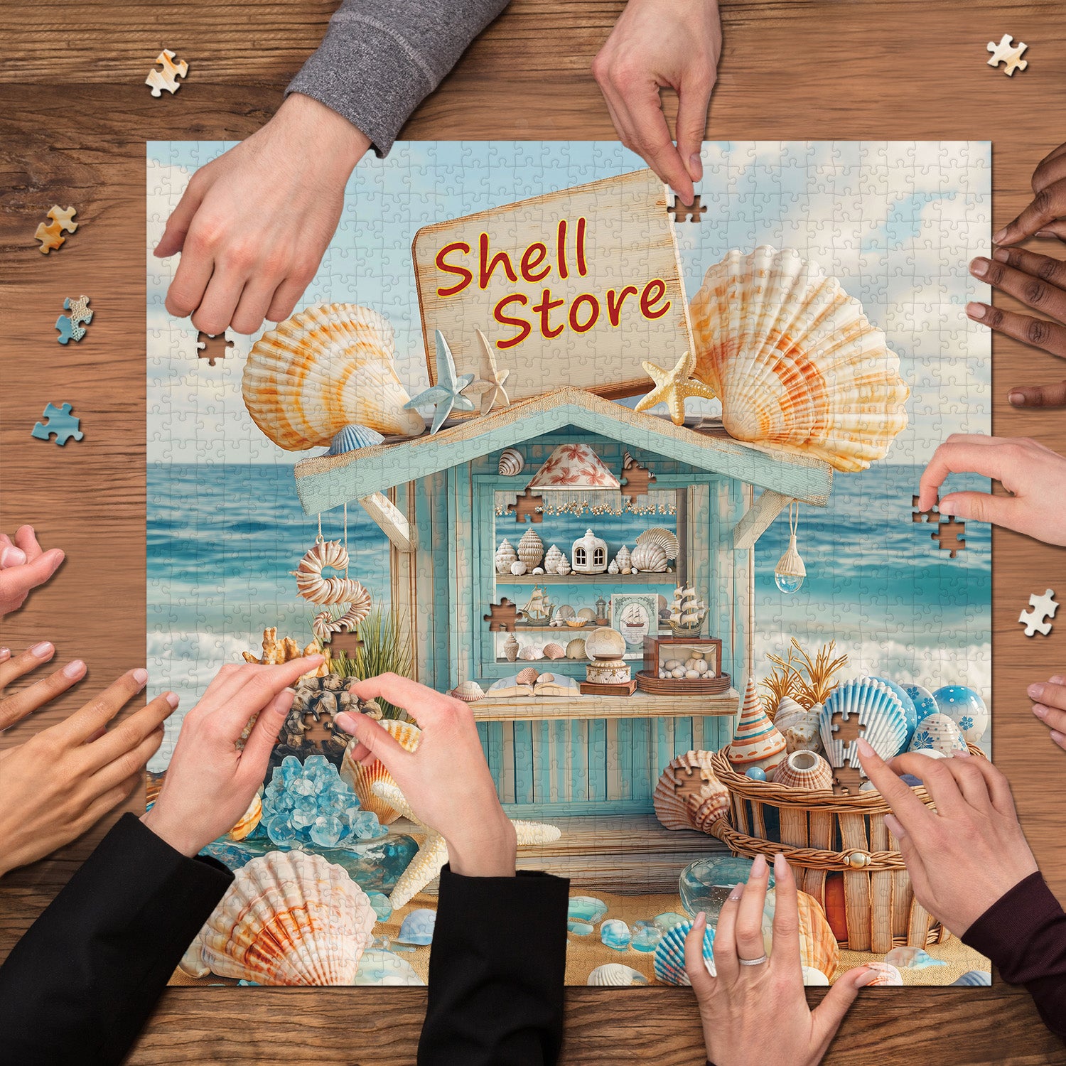 Seaside Shell Shop puzzle puzzle 1000 pezzi