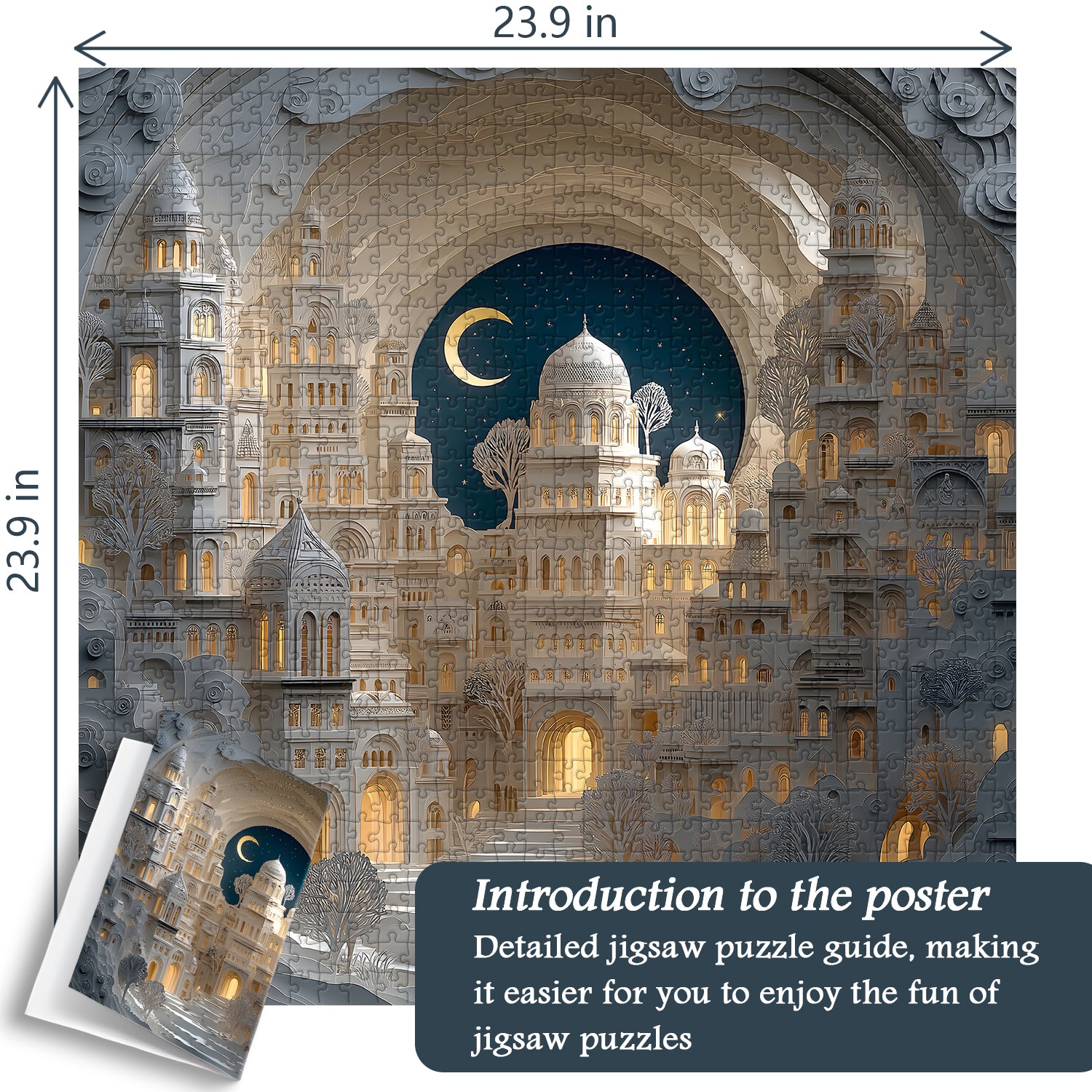 Paper City Art Puzzle 1000 Stücke