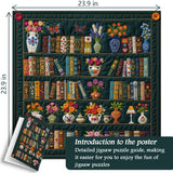Puzzle da giardino con mensola, 1000 pezzi