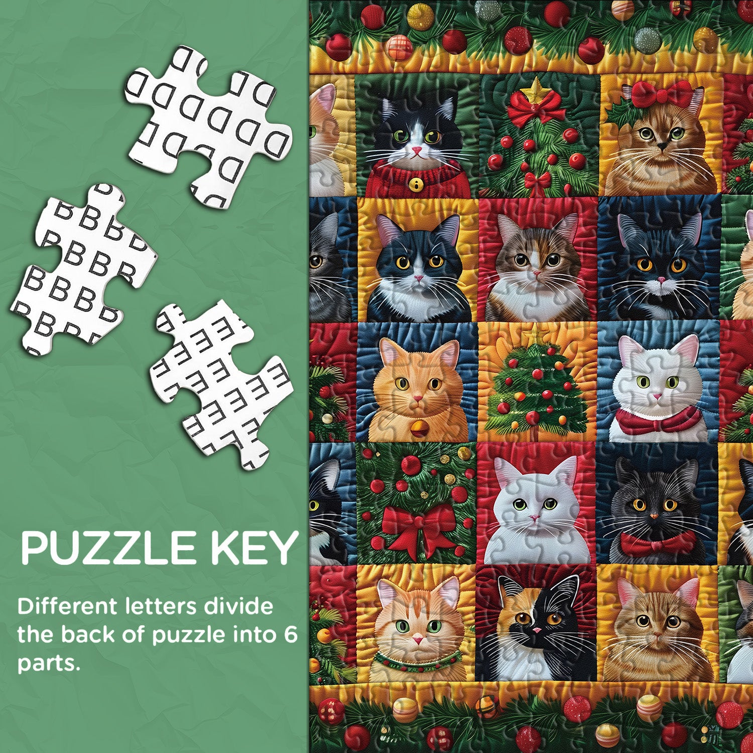 Capi di Natale puzzle puzzle 1000 pezzi