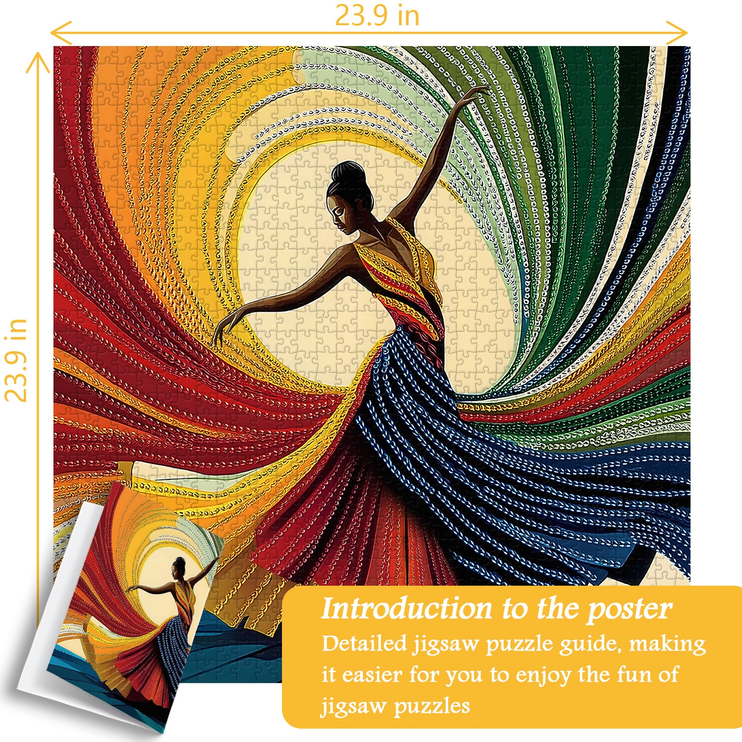 Tanzes Mädchen Puzzle 1000 Stücke