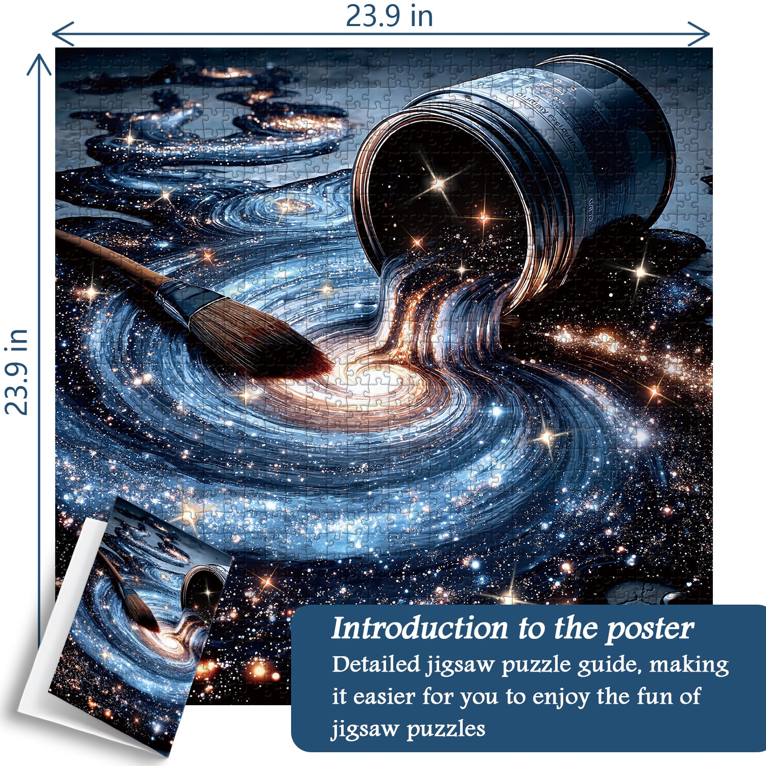 Puzzle a pennello cosmico puzzle 1000 pezzi
