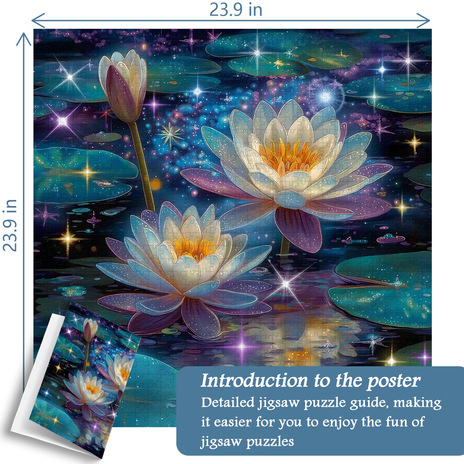 Puzzle Lotus rêveur 1000 pièces