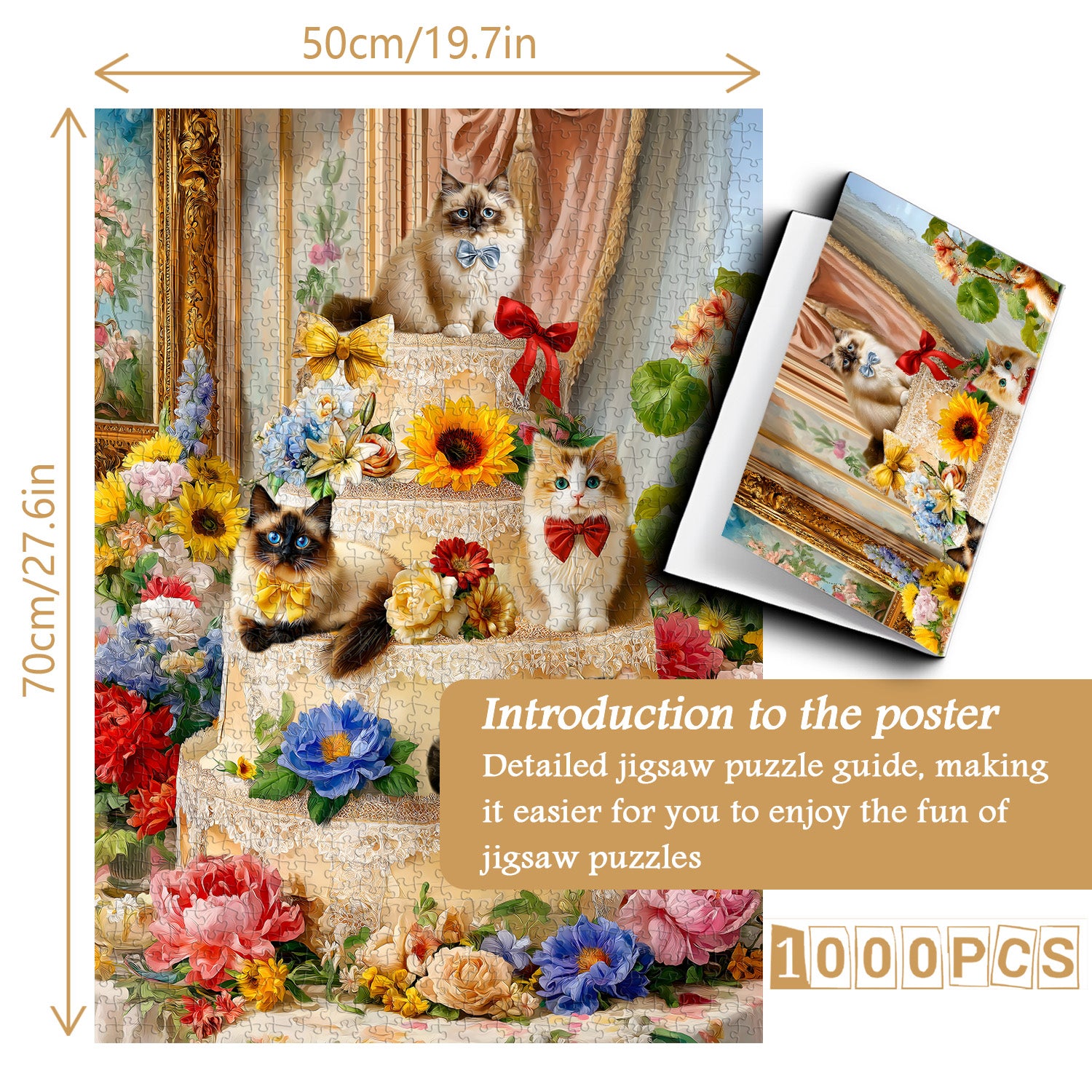Cat Feast Jigsaw Puzzle 1000 Pieces