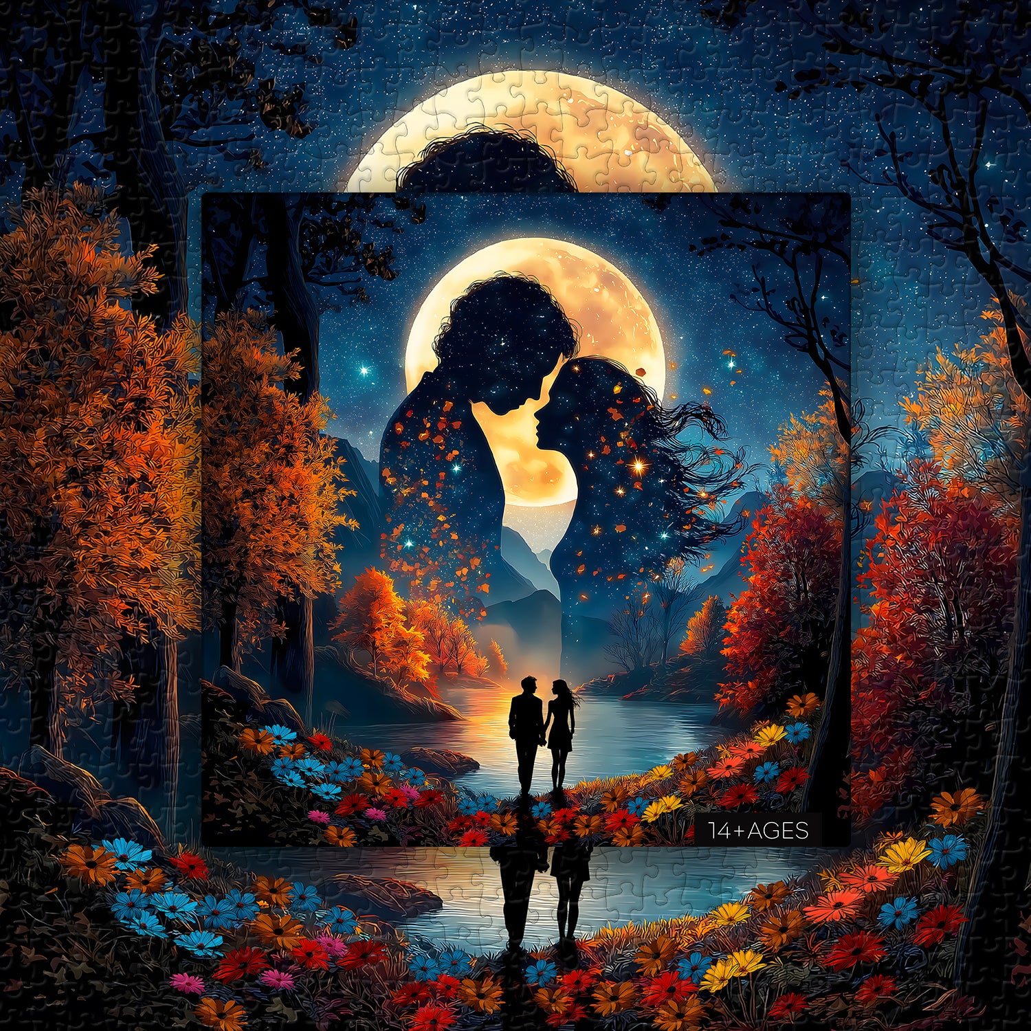 Puzzle degli amanti della luna, 1000 pezzi