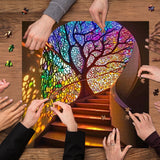 Passi di alberi leggeri puzzle puzzle 1000 pezzi