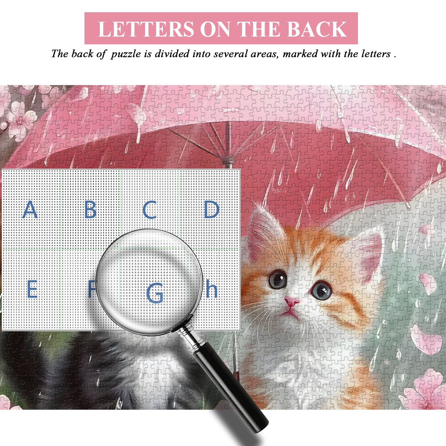 Cats in the Rain puzzle puzzle 1000 pezzi